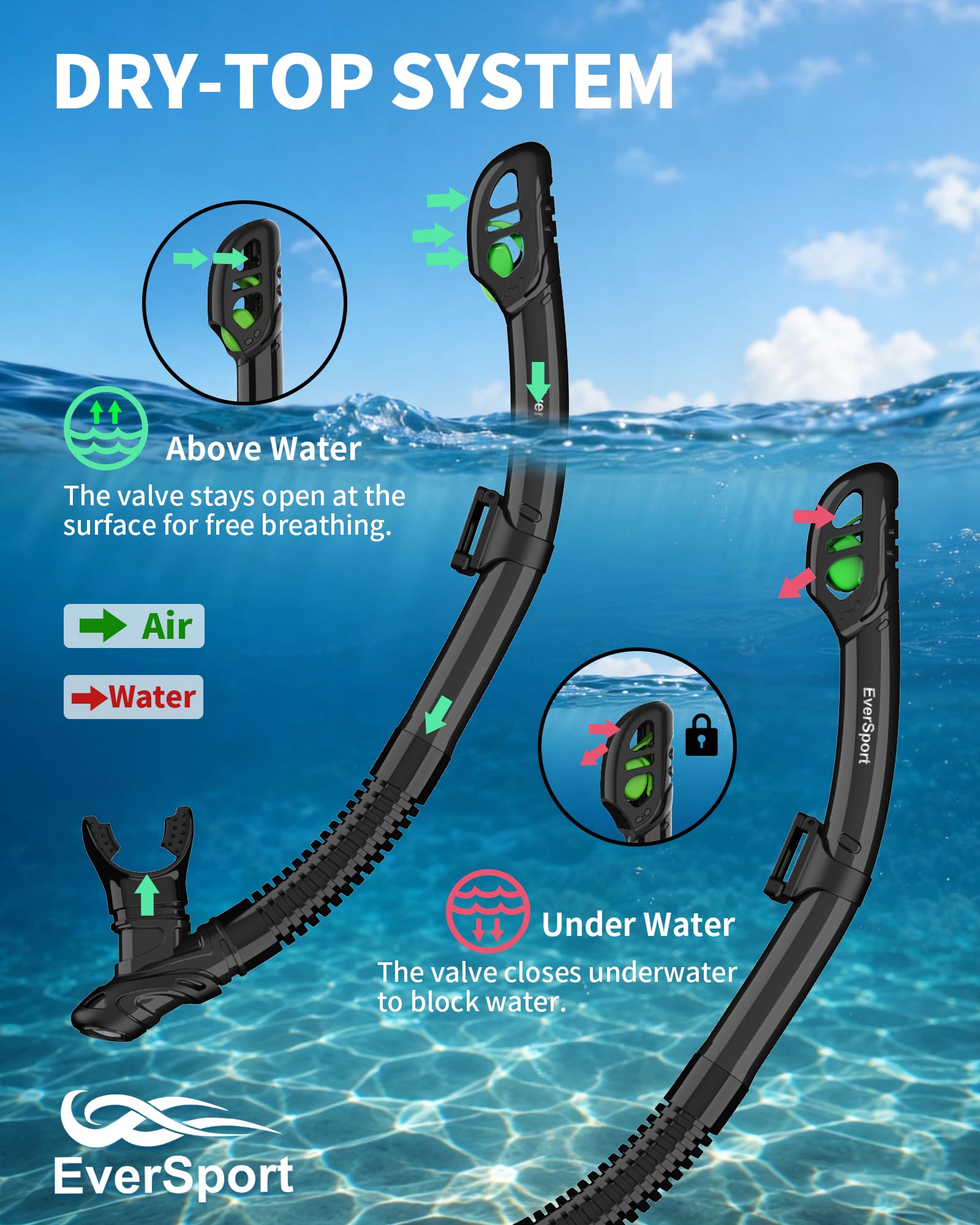 Adult Snorkel Mask Set