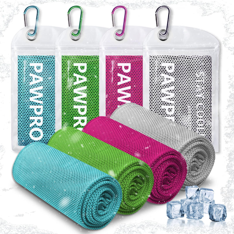 4-Pack Cooling Towels Set