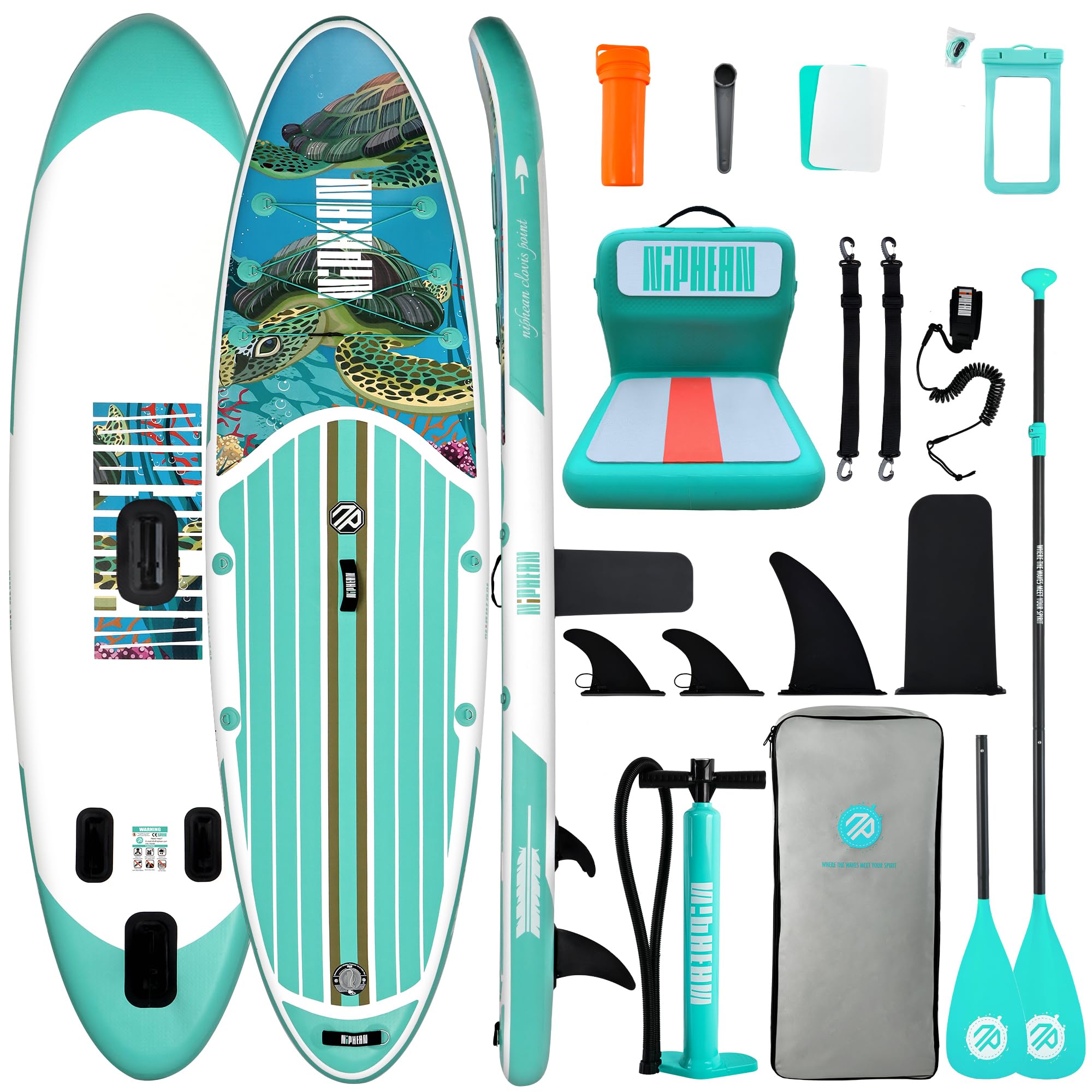 10'6" Inflatable Stand Up Paddle Board Set