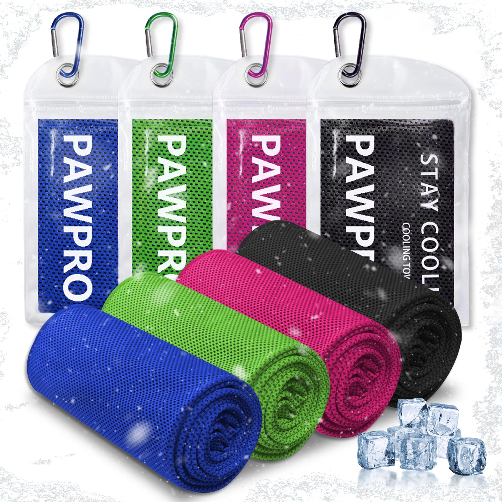 4-Pack Cooling Towels Set