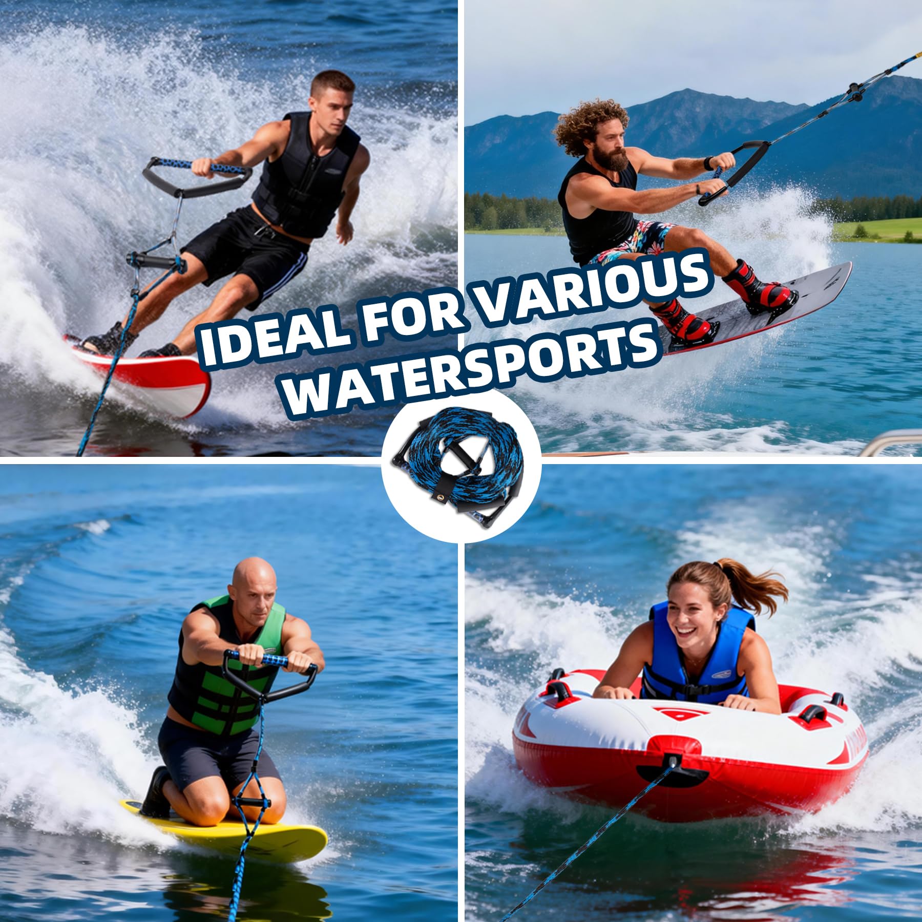 75FT Wakeboard Rope & Handle