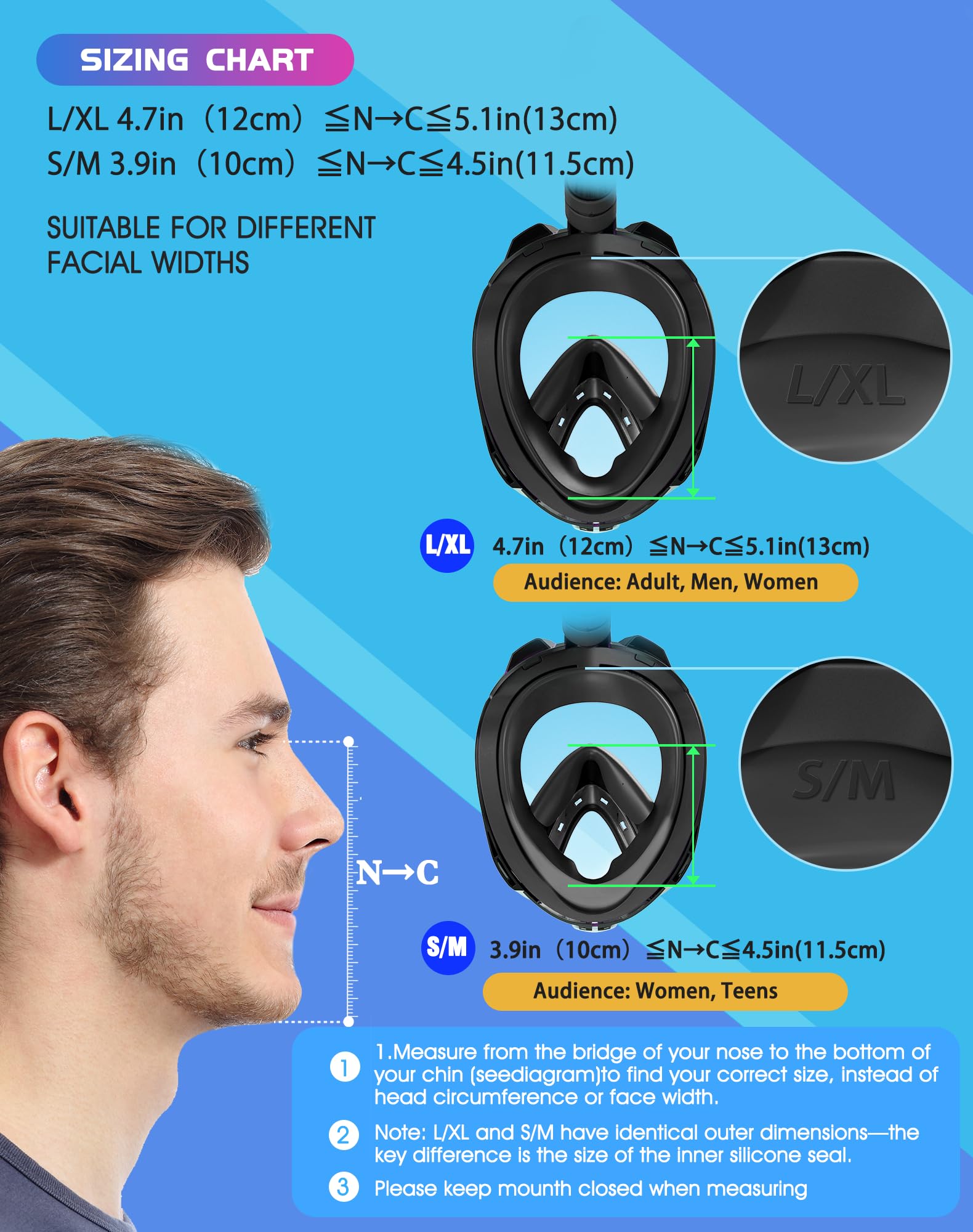 Full Face Snorkel Mask