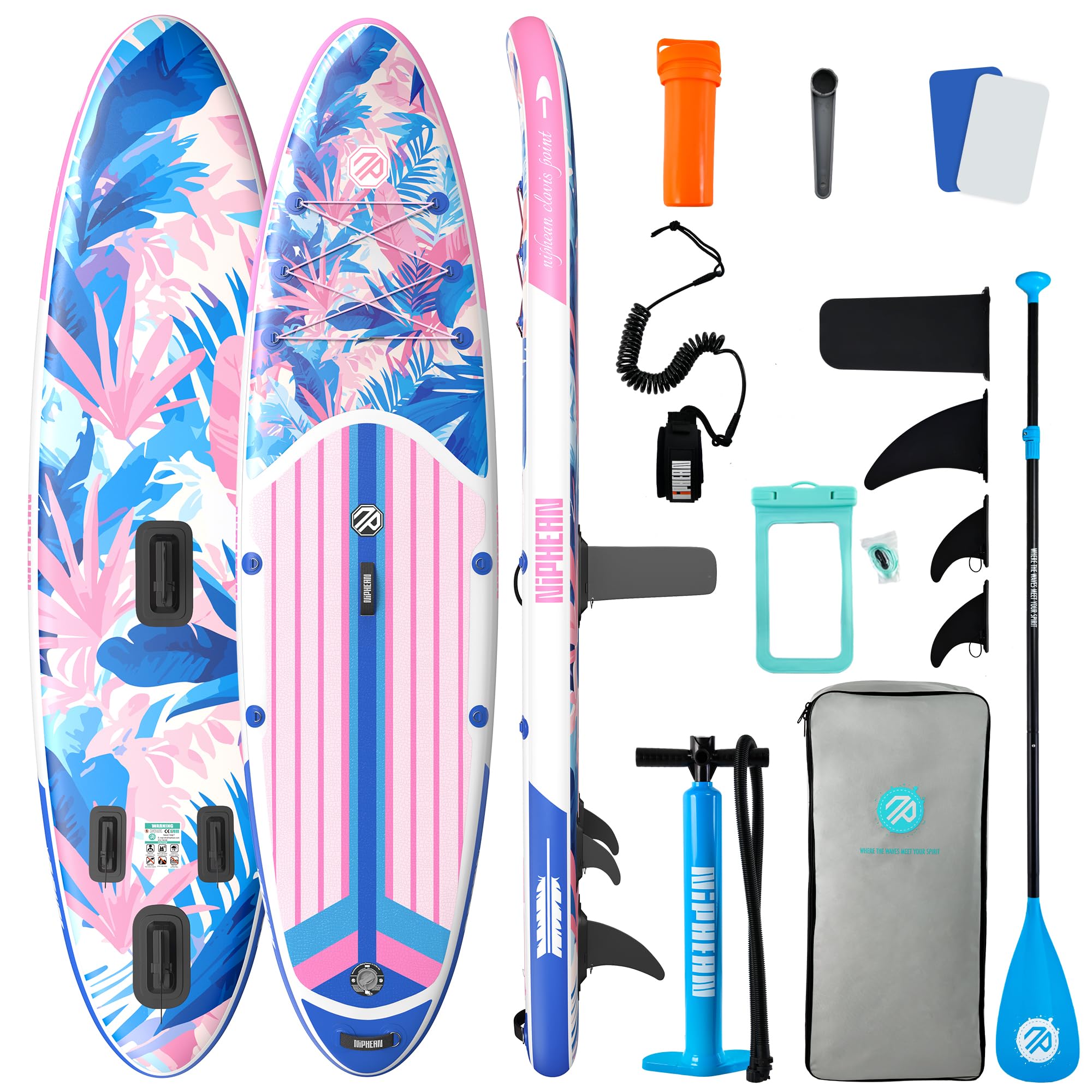 10'6" Inflatable Stand Up Paddle Board Set