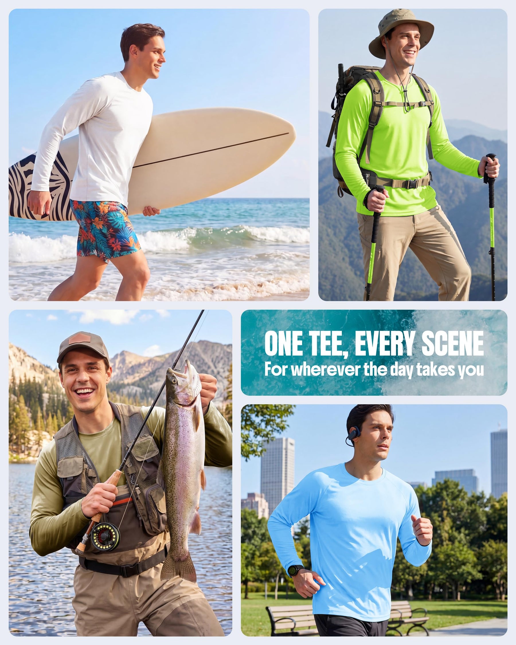 Men's UPF 50+ Rash Guard