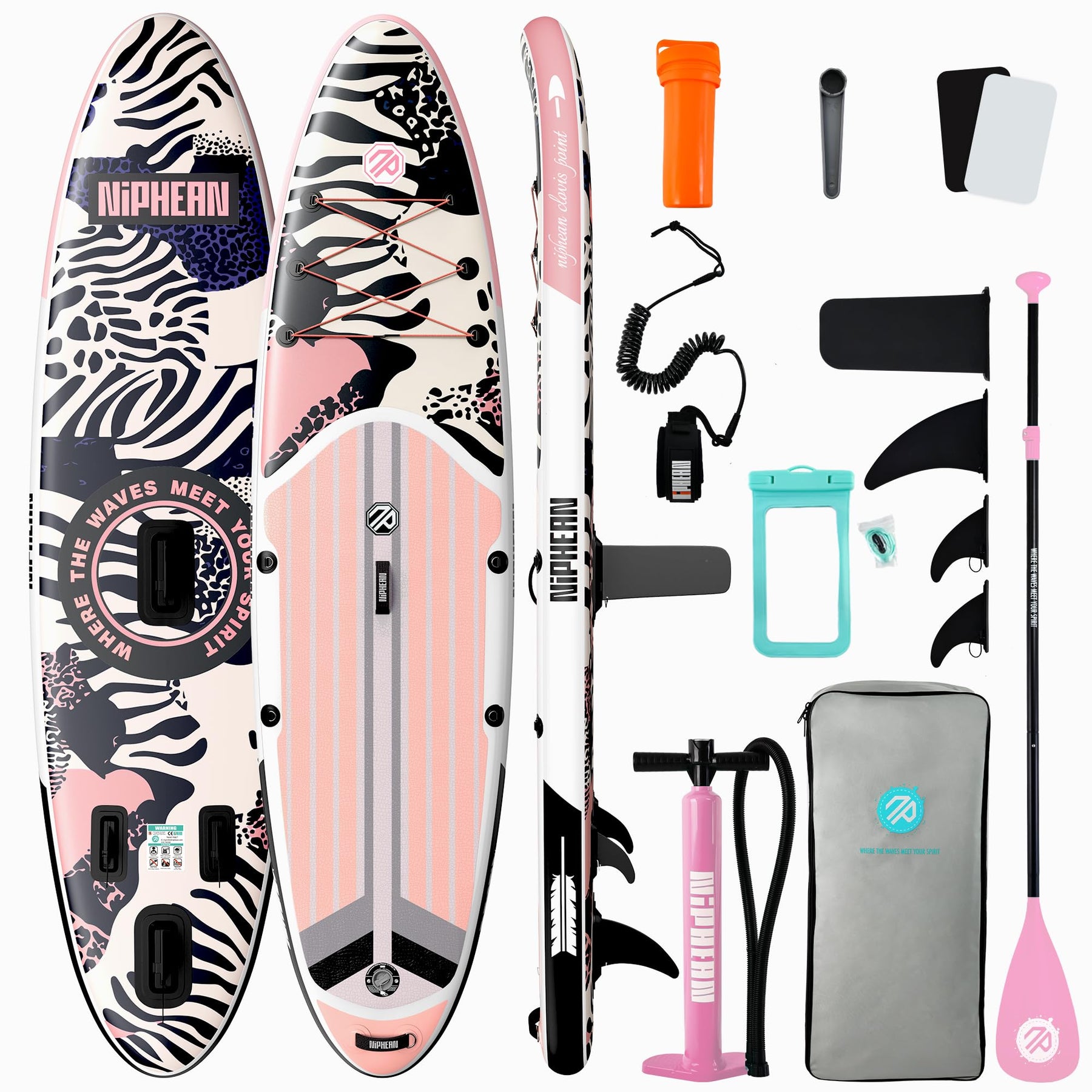 10'6" Inflatable Stand Up Paddle Board Set