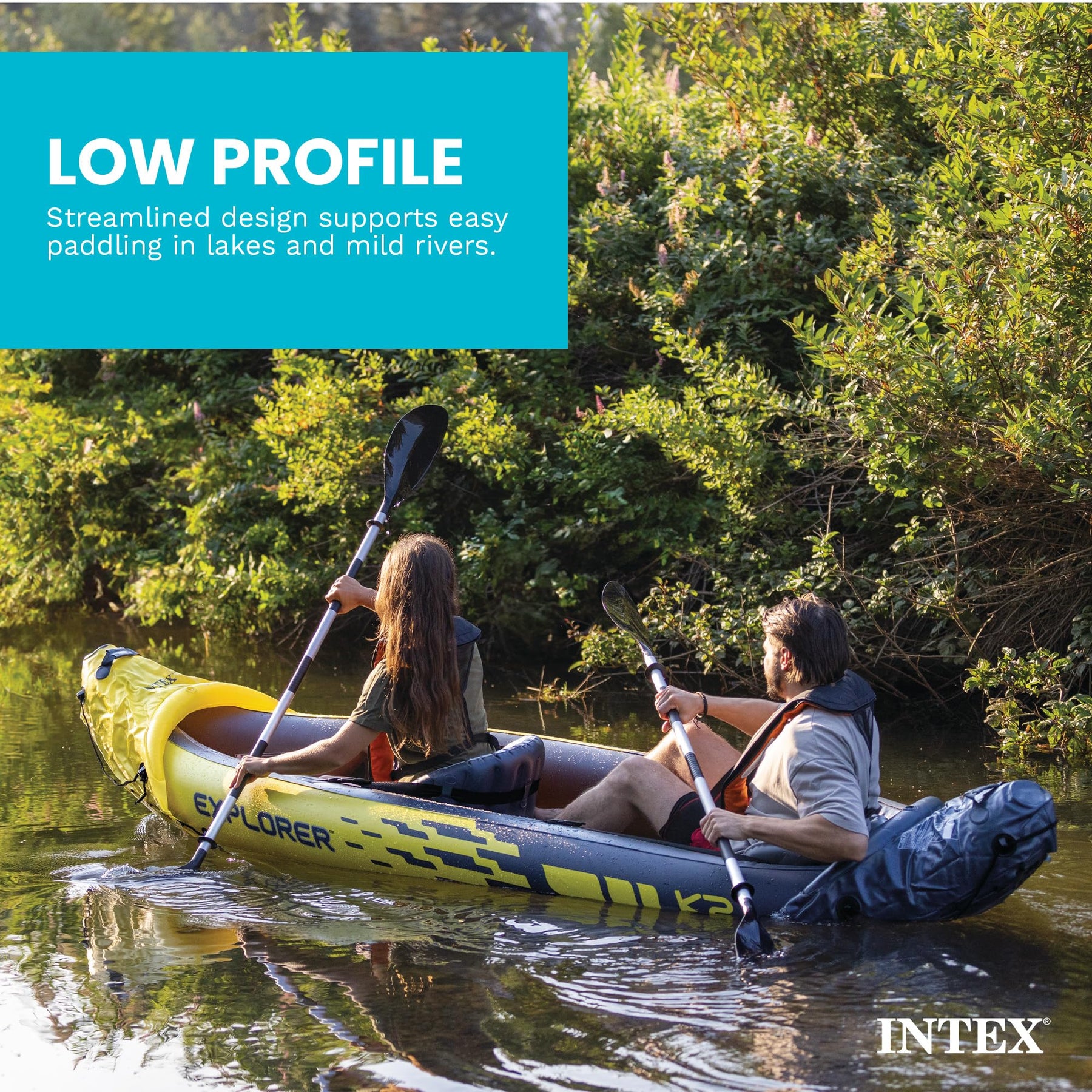 2-Person Inflatable Kayak Set