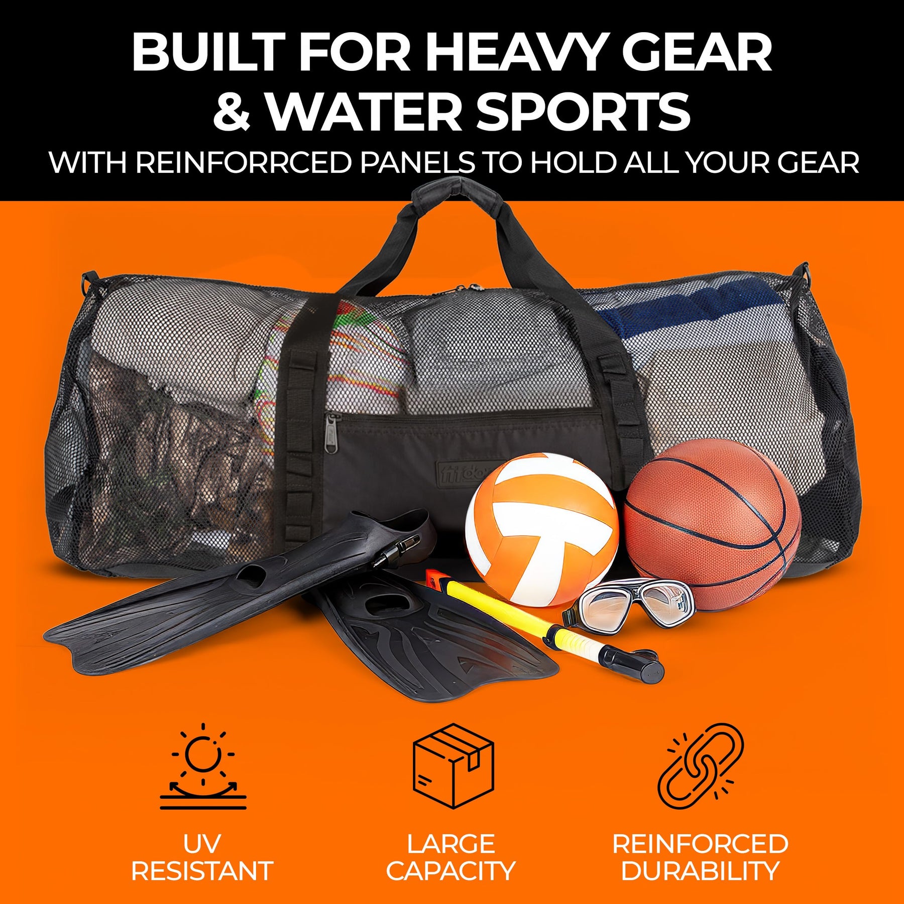 Large Mesh Dive Gear Bag